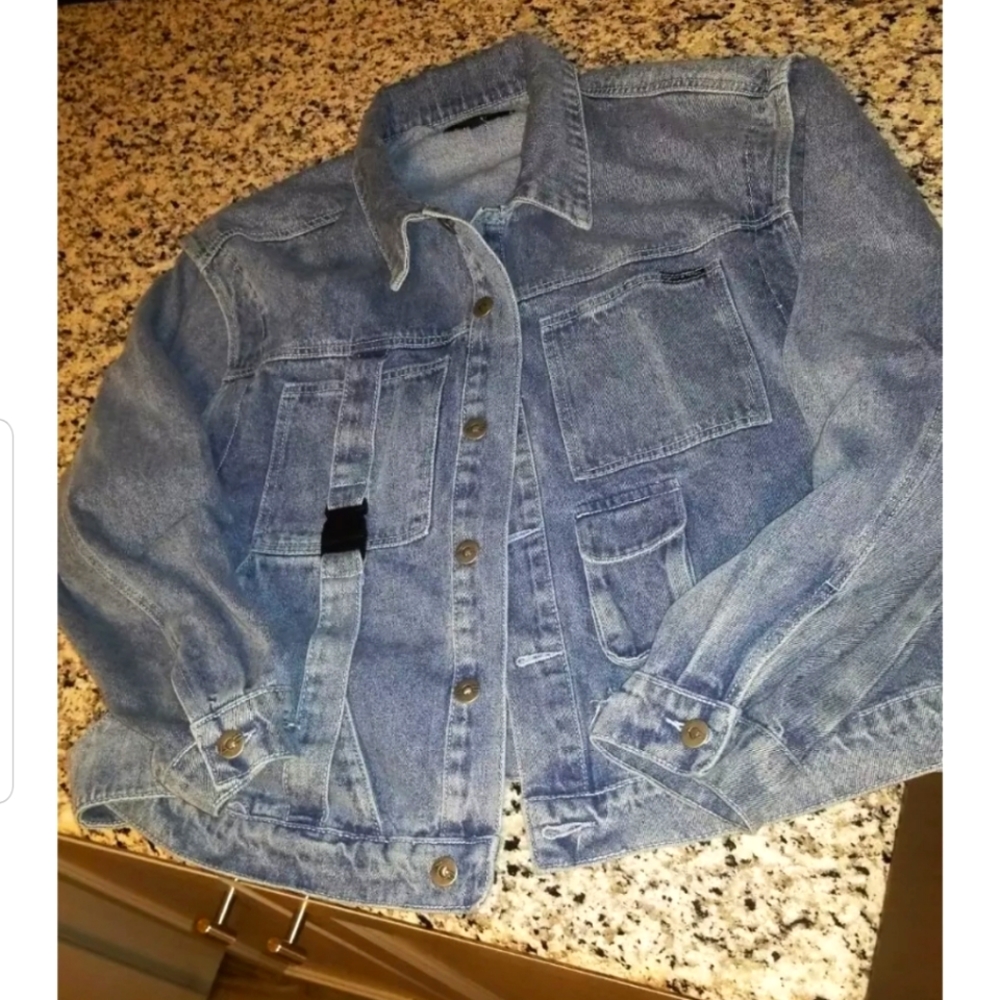 Liquor and poker Denim jacket